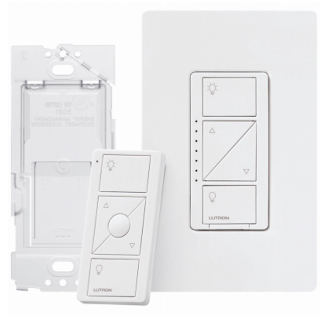 Lutron P-DIM-3WAY-WH Caseta 3-way Smart Dimmer Switch Kit, White