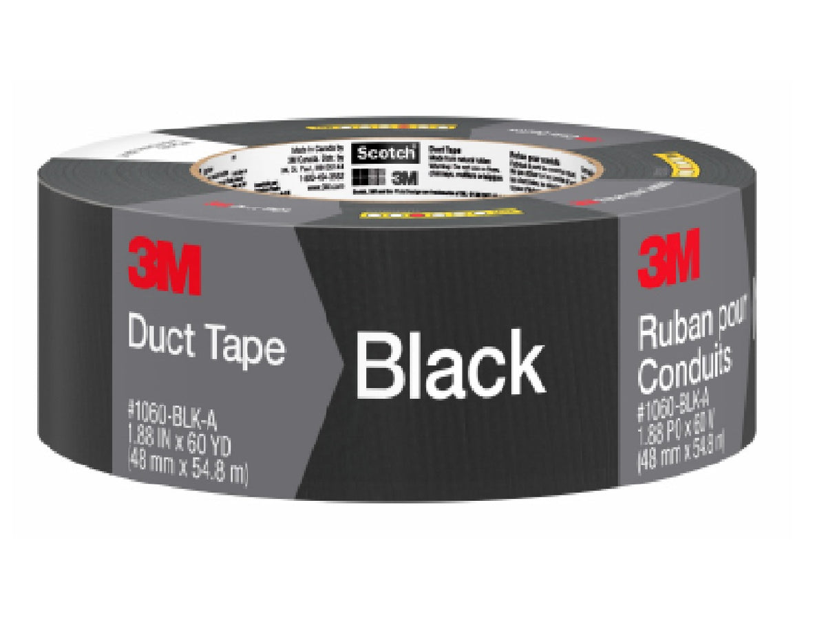3M 3955-BK Scotch Multi-Purpose Duct Tape, 1.88-Inch x 60 Yard, Black