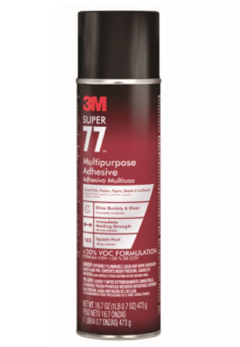 3M 77-DSC Super 77 Multipurpose Spray Adhesive, 14.6 Oz