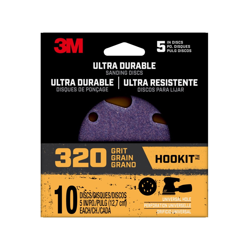 3M 27261 Hookit Ultra Durable Sanding Disc, Ceramic, 5 Inch