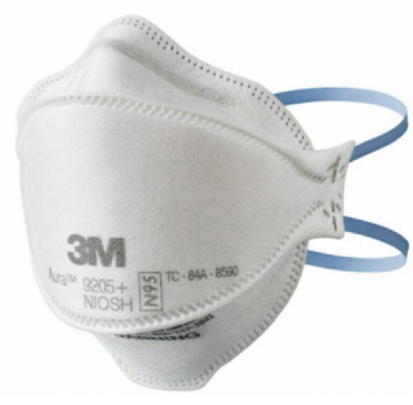 3M 9205P-3-DC Aura Particulate N95 Respirator Mask, White