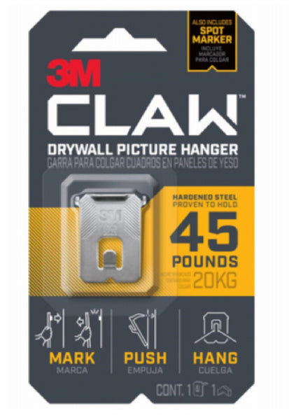 3M 3PH45M-1ES CLAW Drywall Picture Hanger