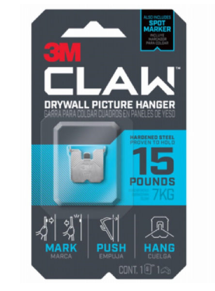 3M 3PH15M-1ES CLAW Drywall Picture Hanger