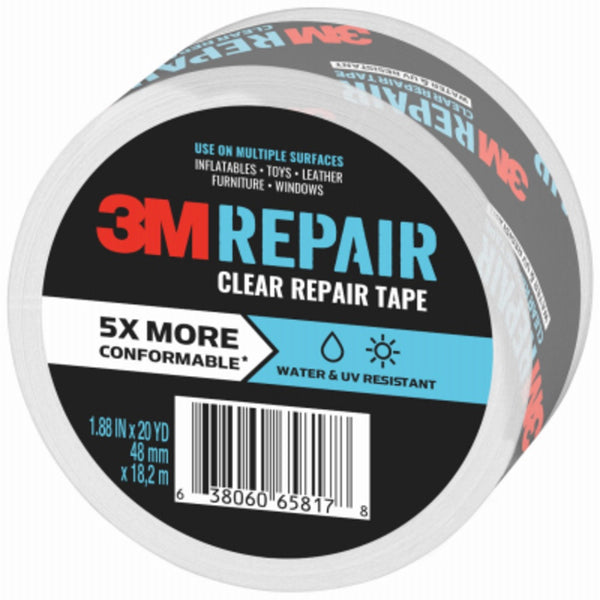 3M RT-CL60 Clear Repair Tape, 1.88 Inch x 20 Yard