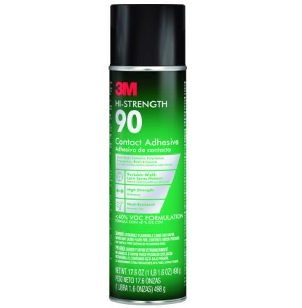 3M 90-VOC40DSC Hi-Strength 90 Spray Adhesive, 14.6 Oz