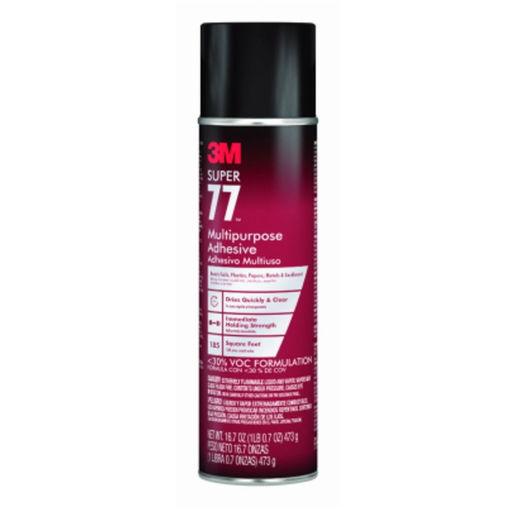 3M 77-VOC30DSC Super 77 Multipurpose Adhesive, 14.6 Oz