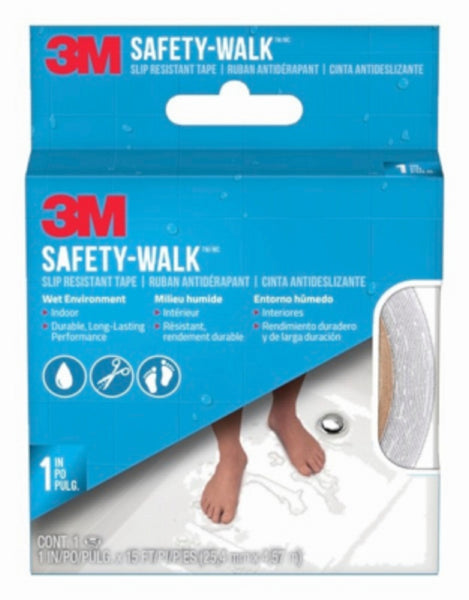 3M 280W-R1X180 Safety-Walk Bathtub & Shower Slip Resistant Tape, Clear