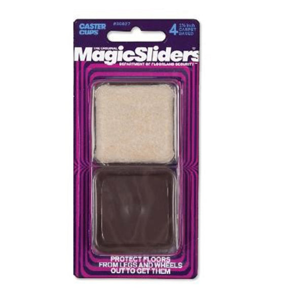 Magic Slider 30827 Protective Pads, Brown, 1-3/4 inch