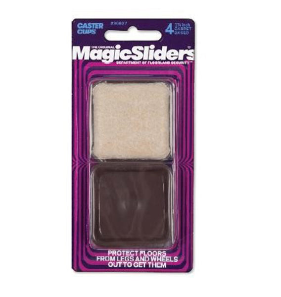 Magic Slider 30827 Protective Pads, Brown, 1-3/4 inch