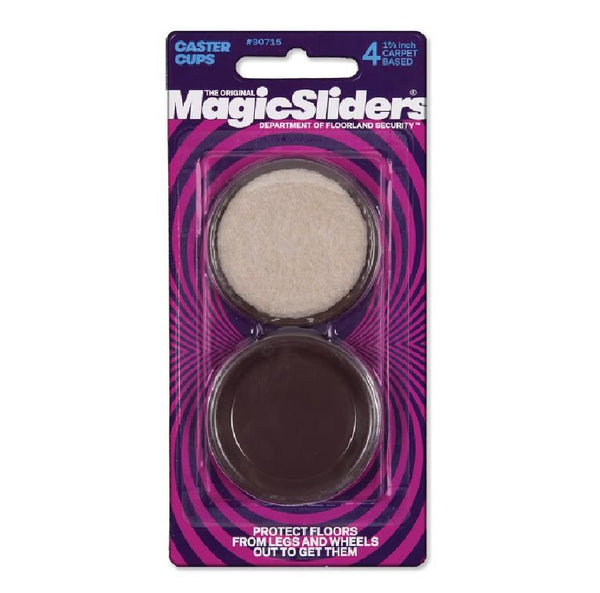 Magic Sliders 30715 Caster Cup, Brown