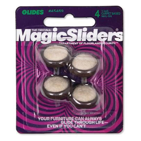 Magic Sliders 45469 Carpet Based Slide Glides, Beige/Black
