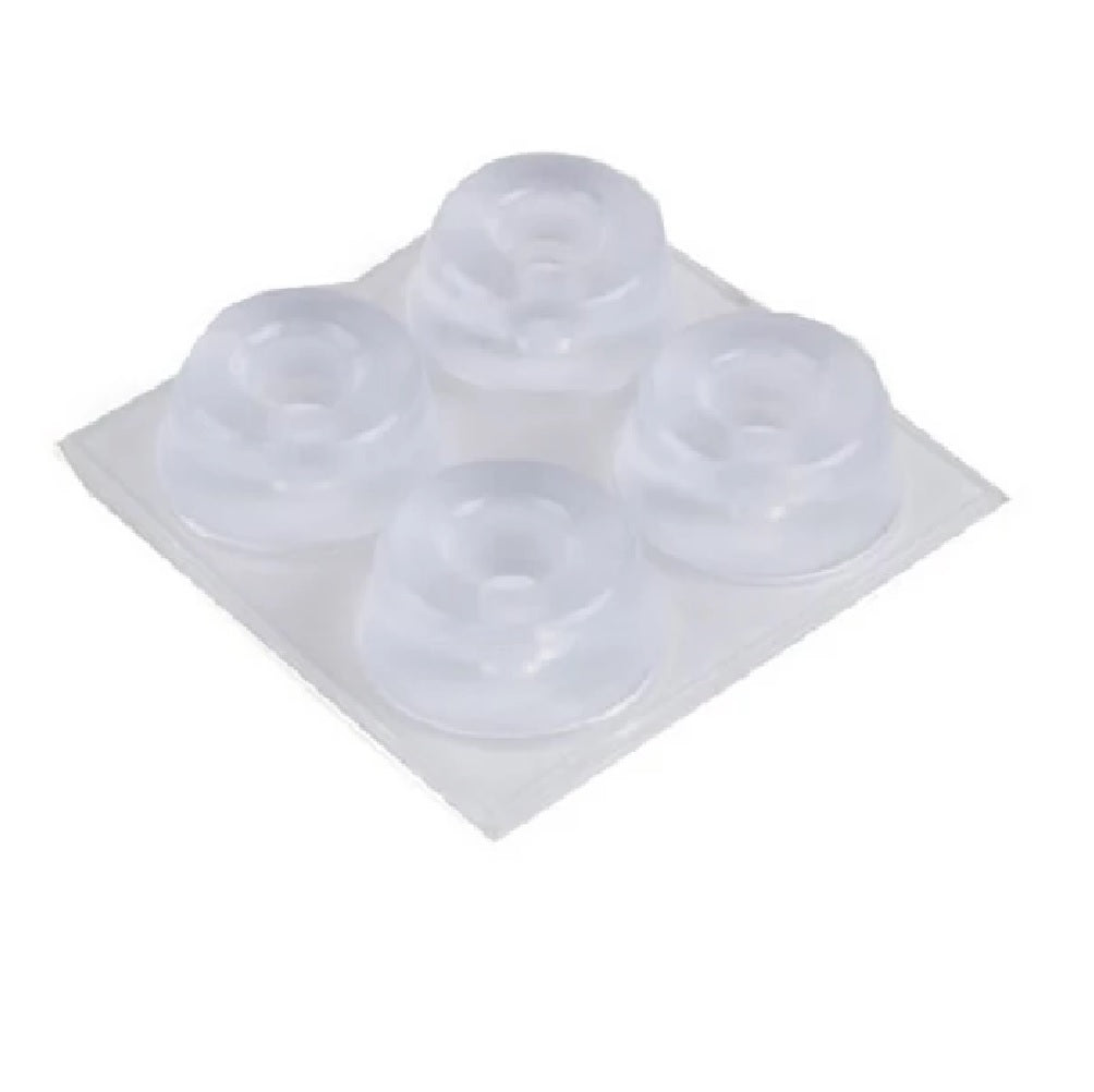 Magic Sliders 74310 Round Self-Stick Bumpers, Clear, 4 Piece