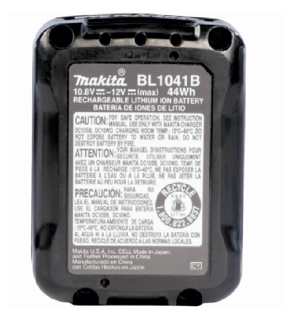 Makita BL1041B 12V max CXT Lithium Ion 4.0Ah Battery, Black
