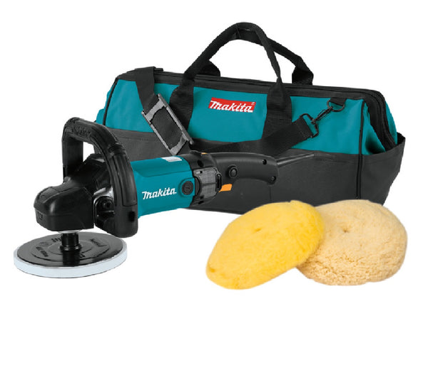 Makita 9237CX3 Variable Speed Polisher-Sander With Polishing Kit, 120 Volts, 10 Amp
