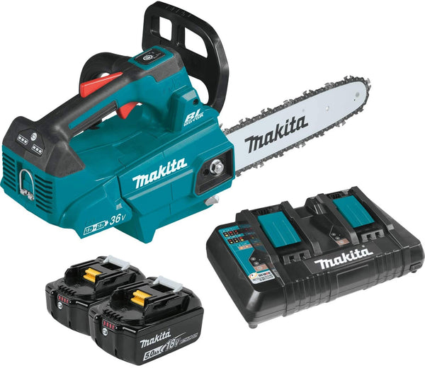 Makita XCU08PT Chain Saw Kit, 5 Ah, 18 Volt