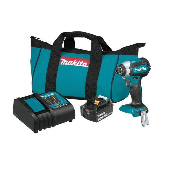 Makita XDT13SM1 LXT Cordless Impact Driver, 18 Volt