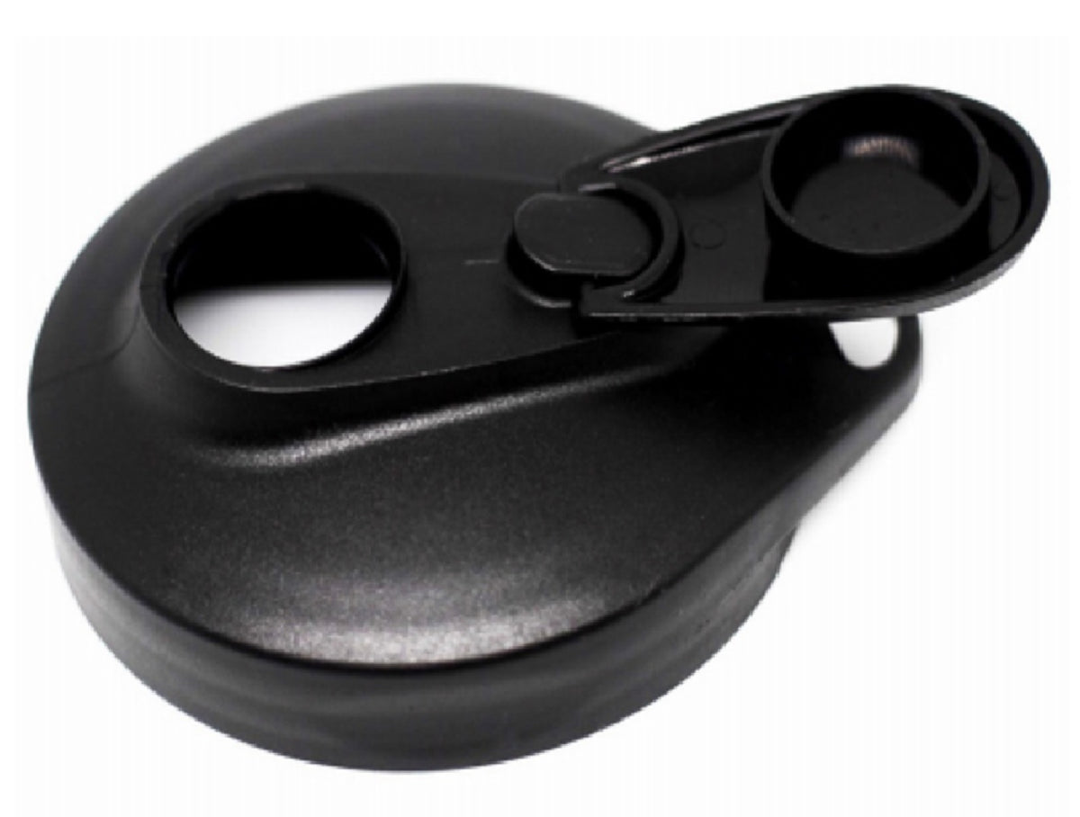 Masontops MT1WBLK Wide Mouth Multi Top Flip Cap Lid, Black