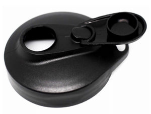 Masontops MT1WBLK Wide Mouth Multi Top Flip Cap Lid, Black