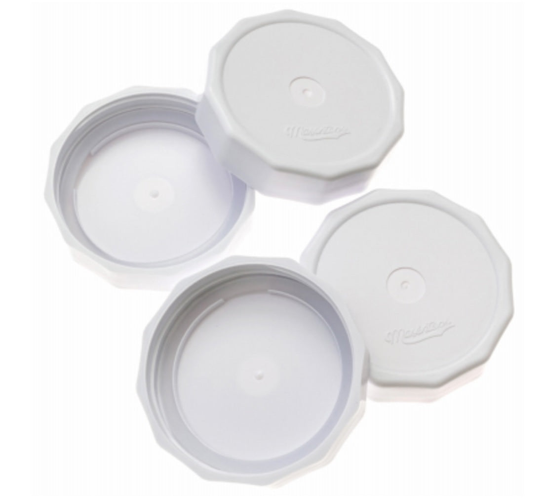 Masontops TT4W Tough Top Wide-Mouth Canning Jar Lids, 4-Pack