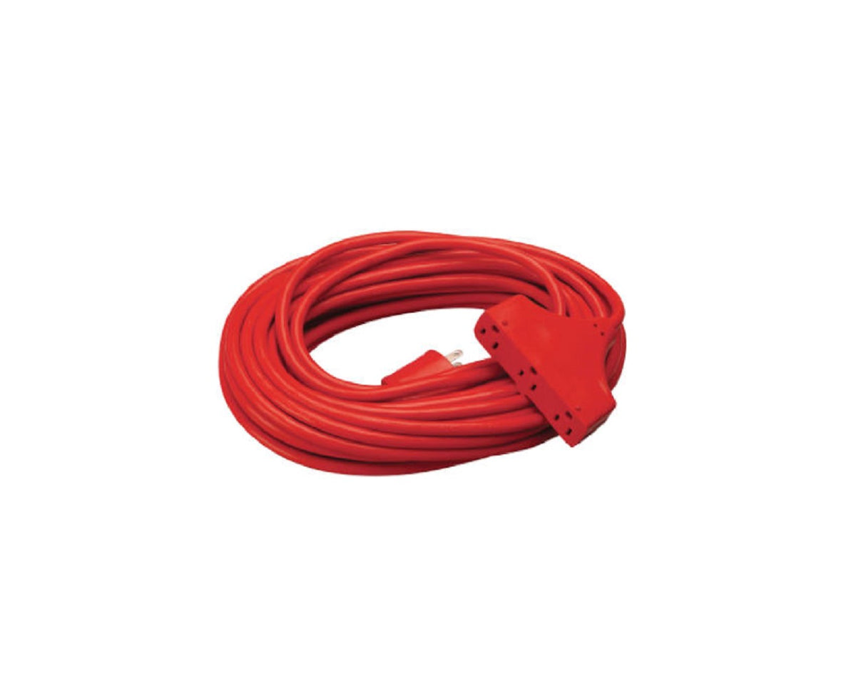 Master Electrician 04218ME Outdoor Extension Cord, 50', 14/3, Red