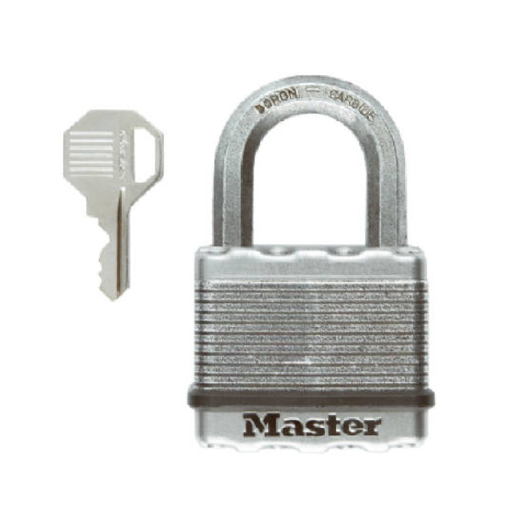 Master Lock M5XKADCCSEN Magnum Laminated Keyed Padlock, Steel, 2"