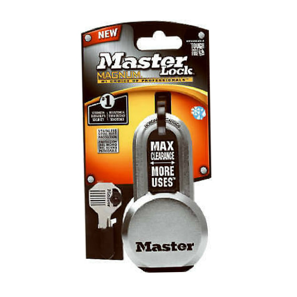 Master Lock M930XKADLHCCSEN Magnum Solid-Steel Padlock