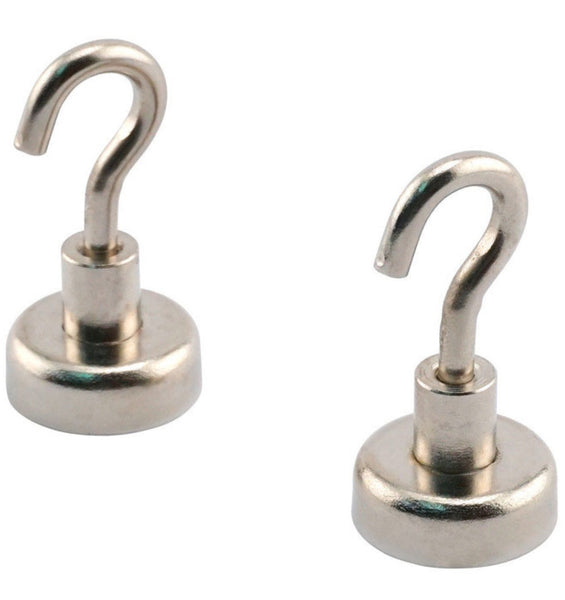 Master Magentics 07632 Magnetic Hooks, Silver