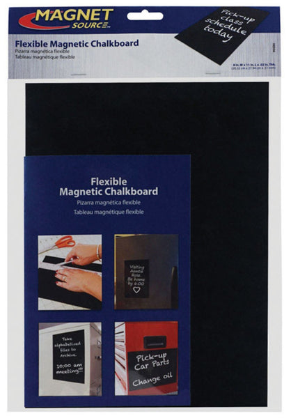 Master Magnetics 08506 Flexible Magnetic Chalkboard, Black