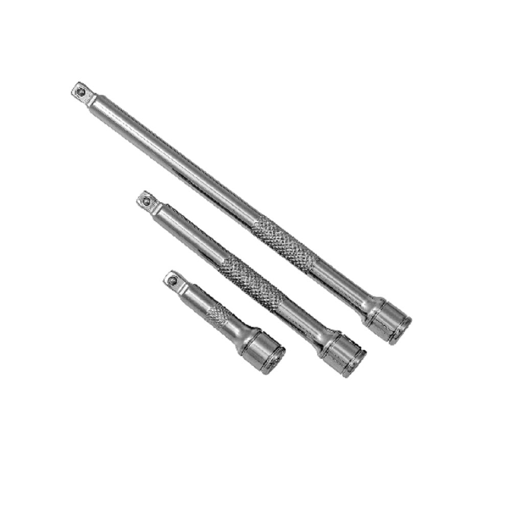 Master Mechanic 38038 Wobble Extension Set, 3 Piece, 1/4" Drive