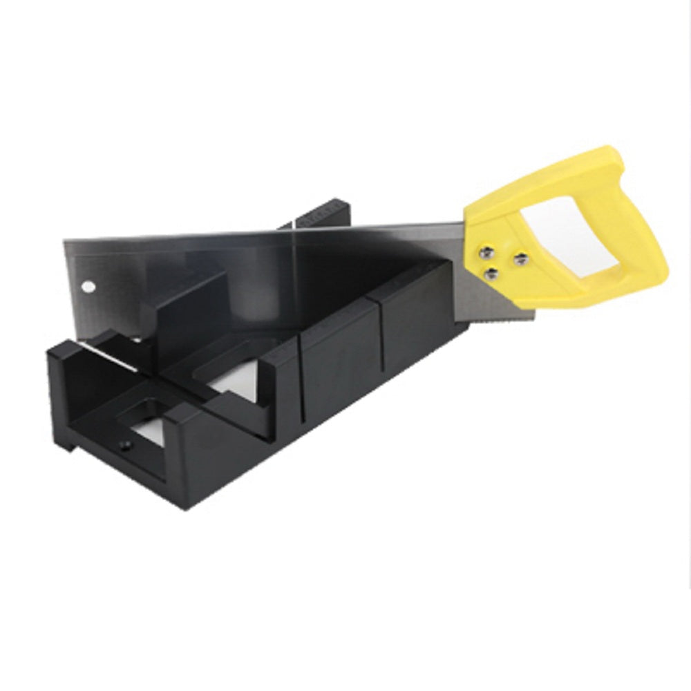 Master Mechanic 176-136 Plastic Miter Box with Back Saw Kit, 14 Inch