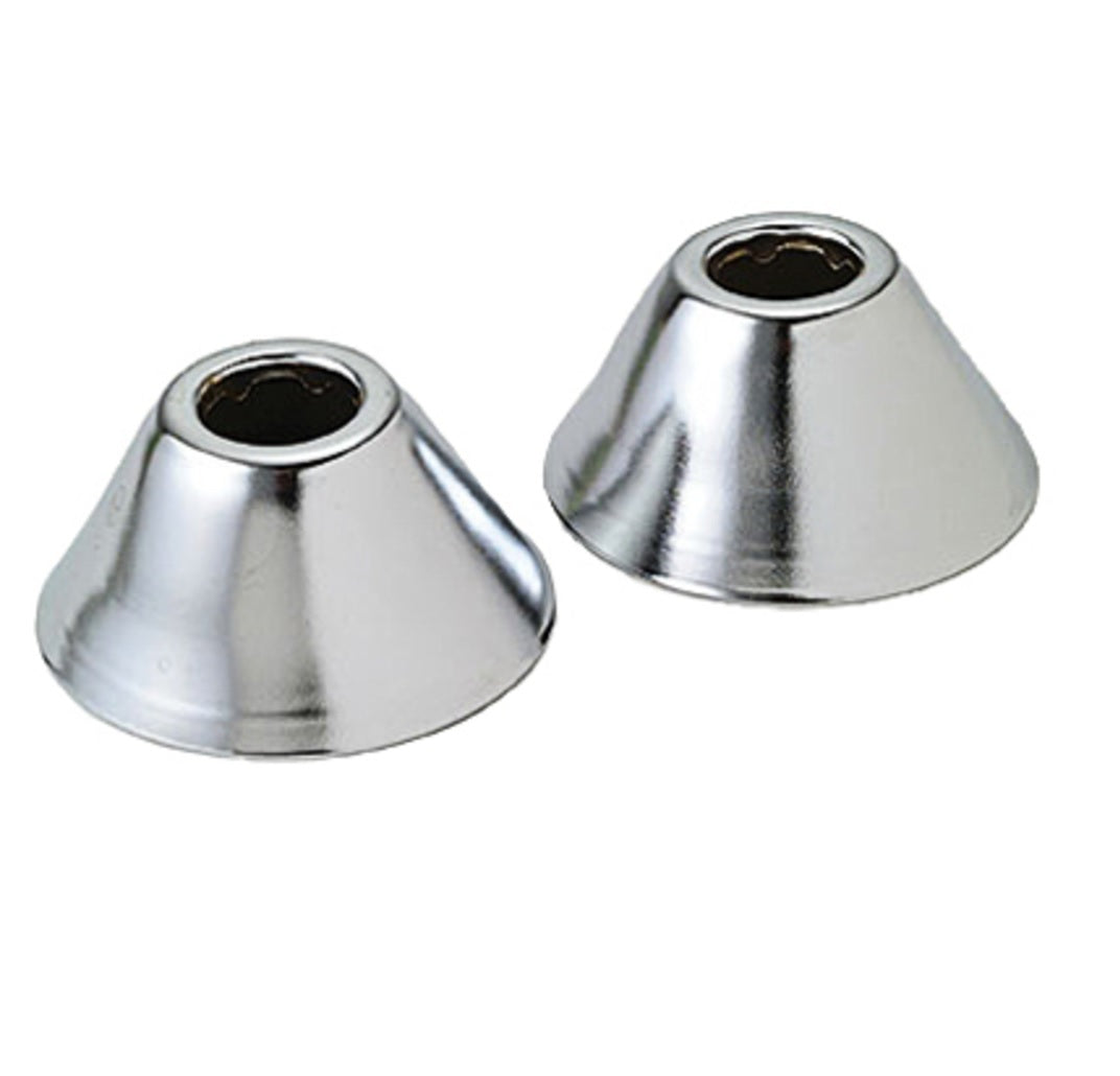 Master Plumber PS34-1 Bell Escutcheon Pipe Flange, Chrome