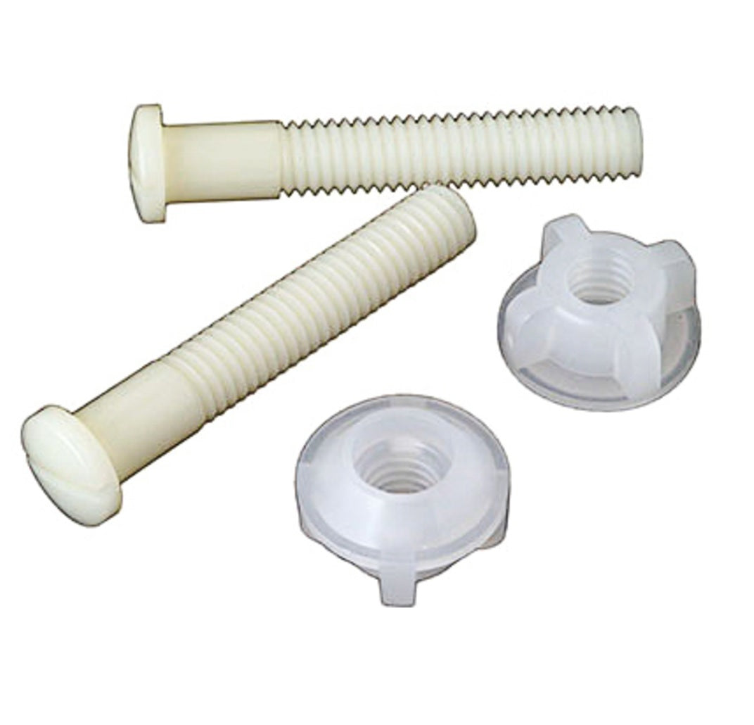 Master Plumber 250-693 Toilet Seat Hinge Bolt, Plastic