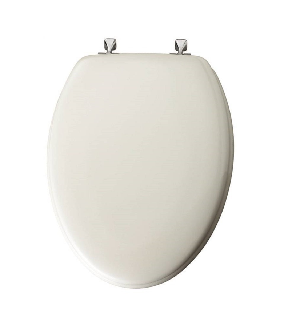 Mayfair 144CP-000 Elongated Molded Wood Toilet Seat, White