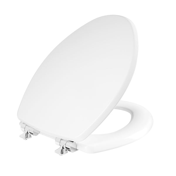 Mayfair 126CHSLA 000 Elongated Wood Toilet Seat, White