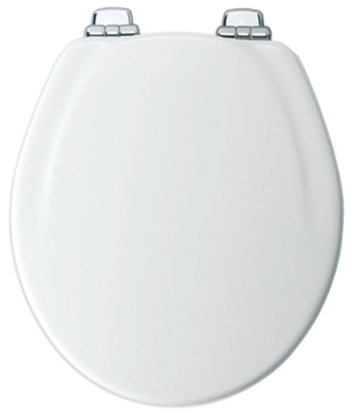 Mayfair 26CHSLA 000 Round Molded Wood Toilet Seat, White