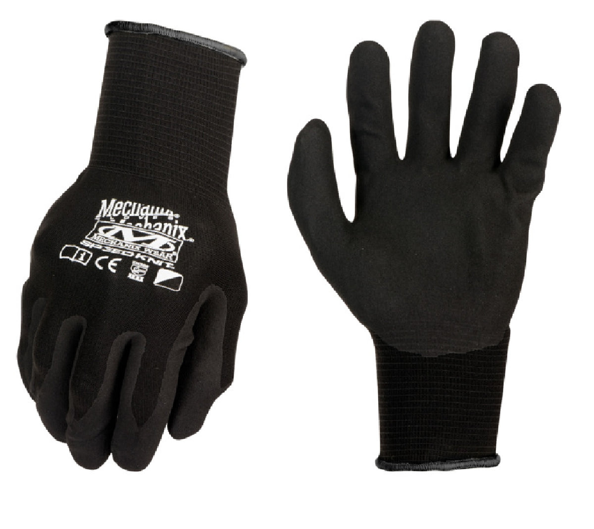 Mechanix Wear S1DE-05-540 SpeedKnit Nitrile Coating Work Gloves, Black