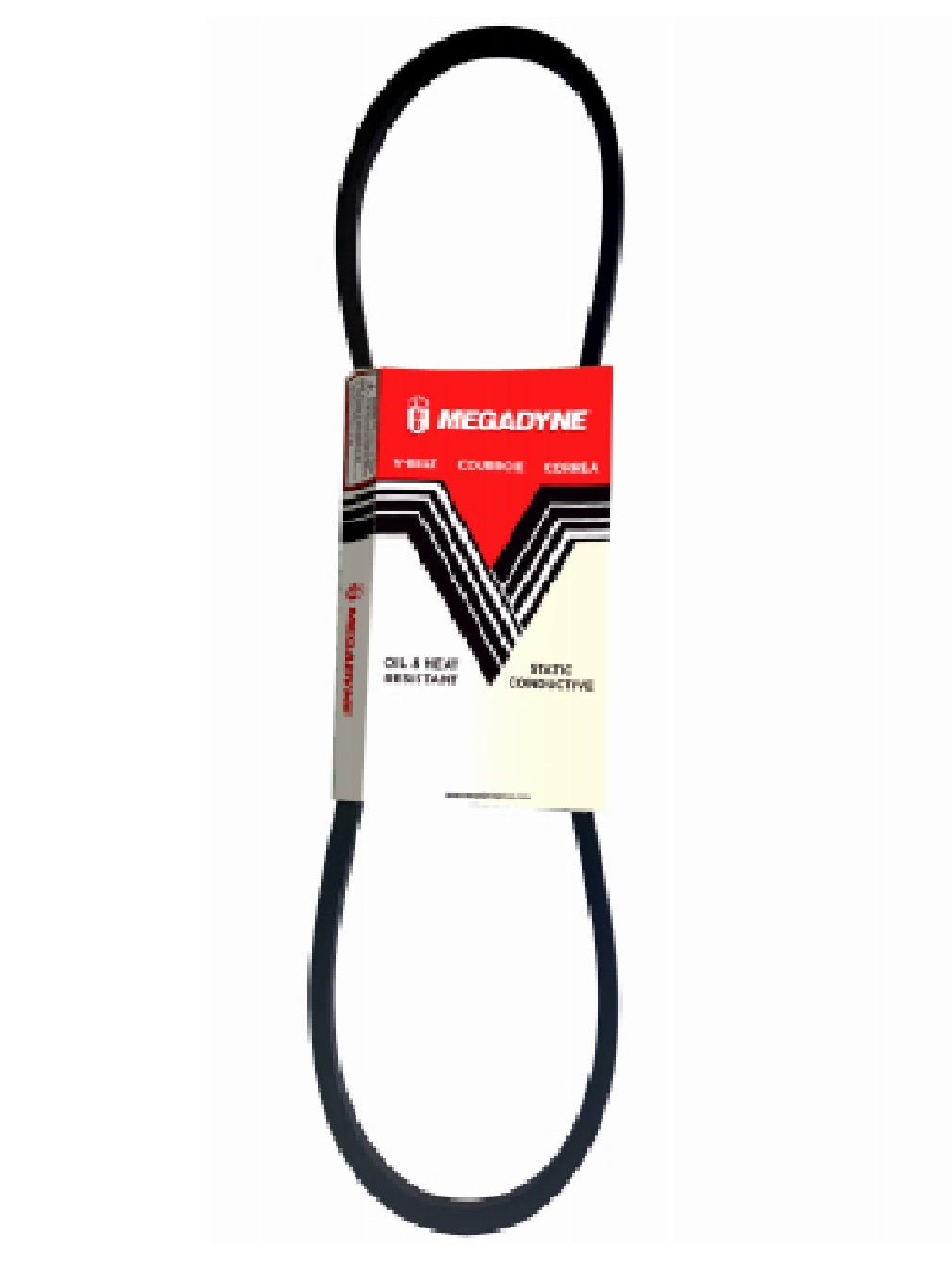 Megadyne A16A Industrial V-Belt, Black, 1/2 Inch x 18 Inch