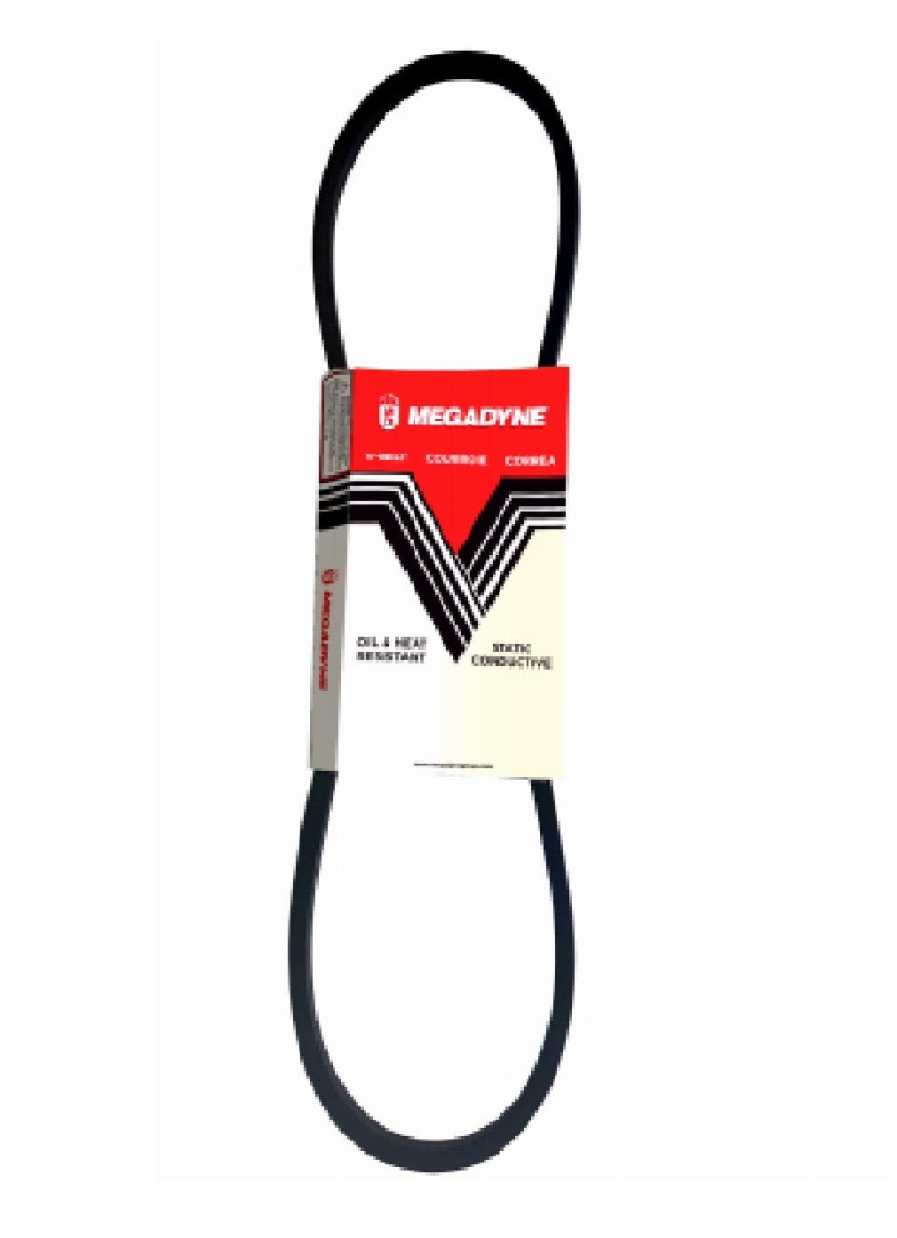 Megadyne A18 Industrial V-Belt, Black, 1/2 Inch x 20 Inch