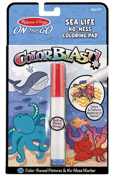 Melissa & Doug 5358 Sea Life Colorblast Activity Book