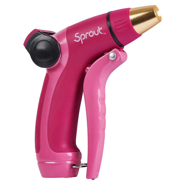 Melnor SP15581RR Sprout Front-Trigger Adjustable Nozzle, Raspberry Red