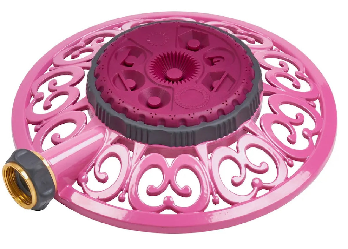 Melnor SP15688RR Sprout 8-Pattern Sprinkler, Raspberry Red