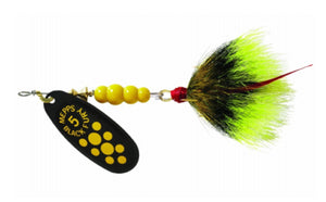 Mepps 0135-0481 Spinner Baits Black Fury Dressed Treble