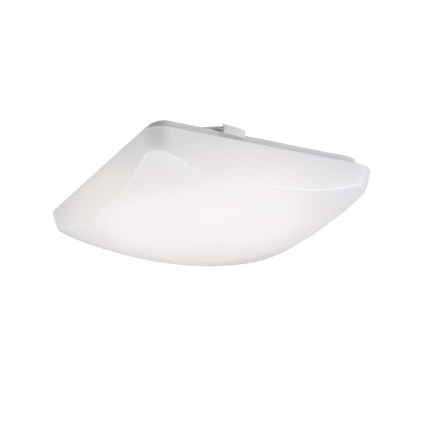 Metalux FM11WSCCR Square Integrated LED Flush Mount Light, White