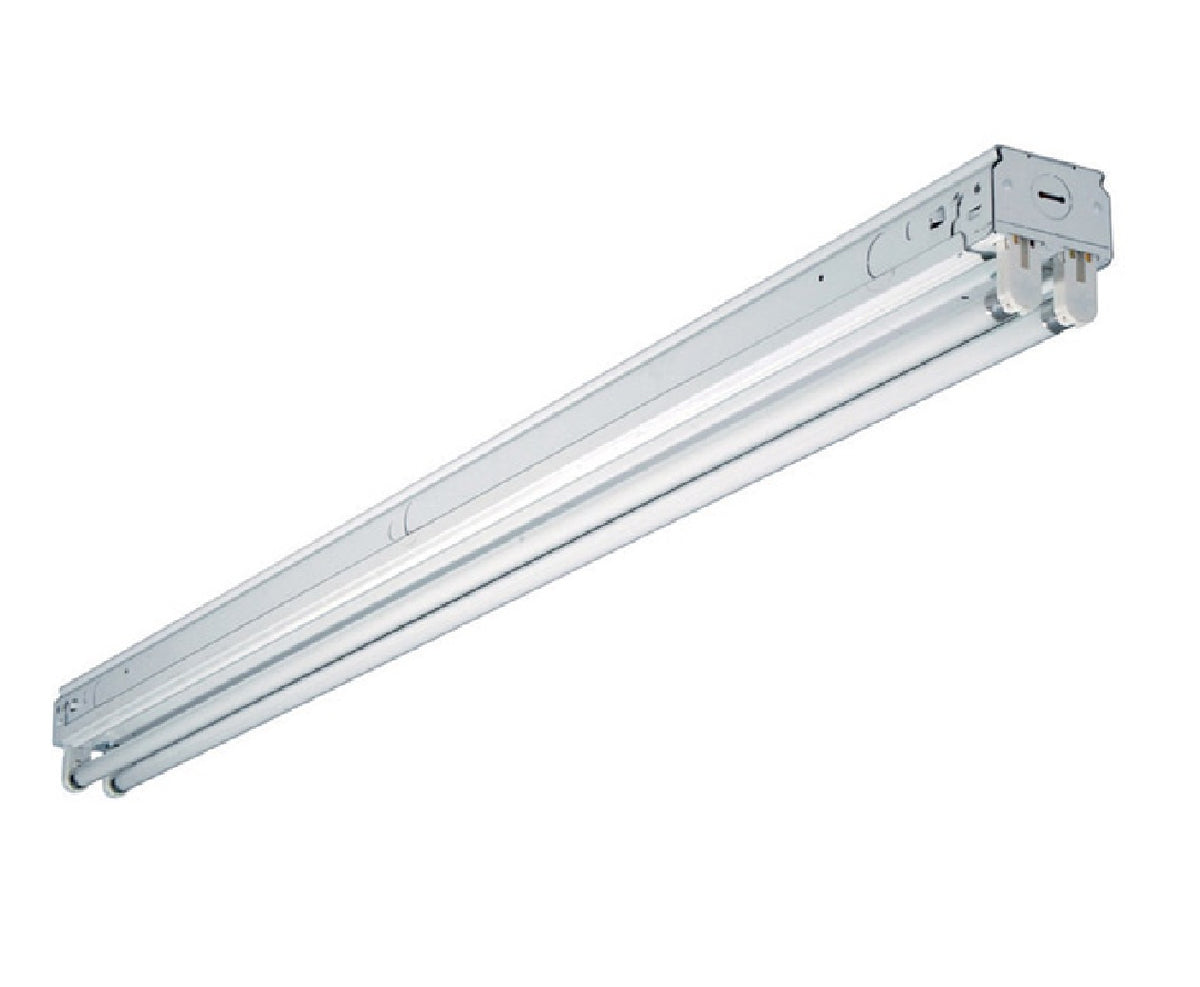 Metalux™ SNF232R Narrow Residential Strip Light, T8, 2 Lamps, 4"