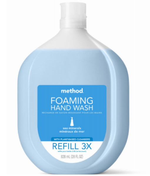 Method 328121 Foaming Hand Wash Refill, Sea Minerals, 28 Ounce