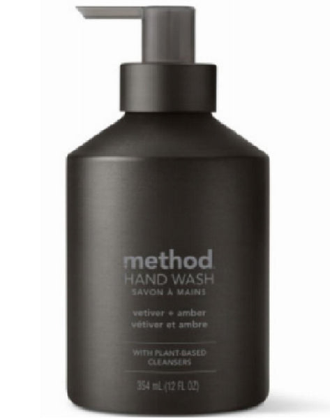 Method 05708 Premium Gel Hand Wash, Vetiver & Amber, 12 Oz