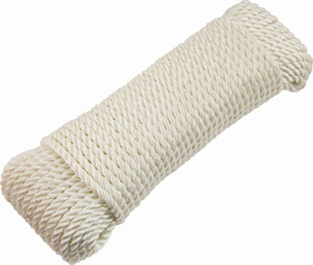 Mibro 999730 Farm & Ranch Rope, White, 4 Feet