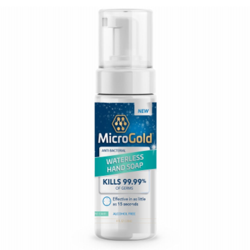 MicroGold MG0127 Anti-Bacterial Waterless Hand Soap, 4 Oz