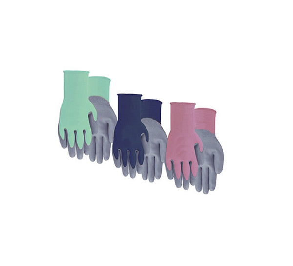Midwest 62K0-M Softec Ladies Gripping Garden Glove, Assorted Colors, Medium