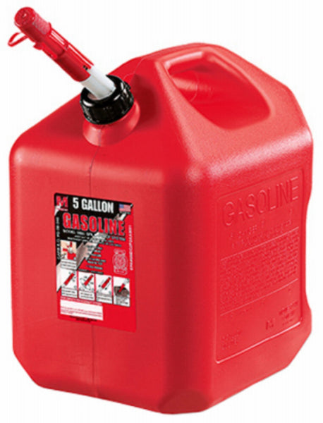 Midwest Can 5010 Racing Portable Poly Gas Can, 5 Gallon